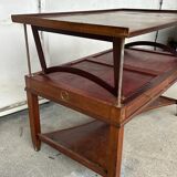 Table de bibliothèque à système de crémaillère en acajou de style empire d’époque xxème siècle