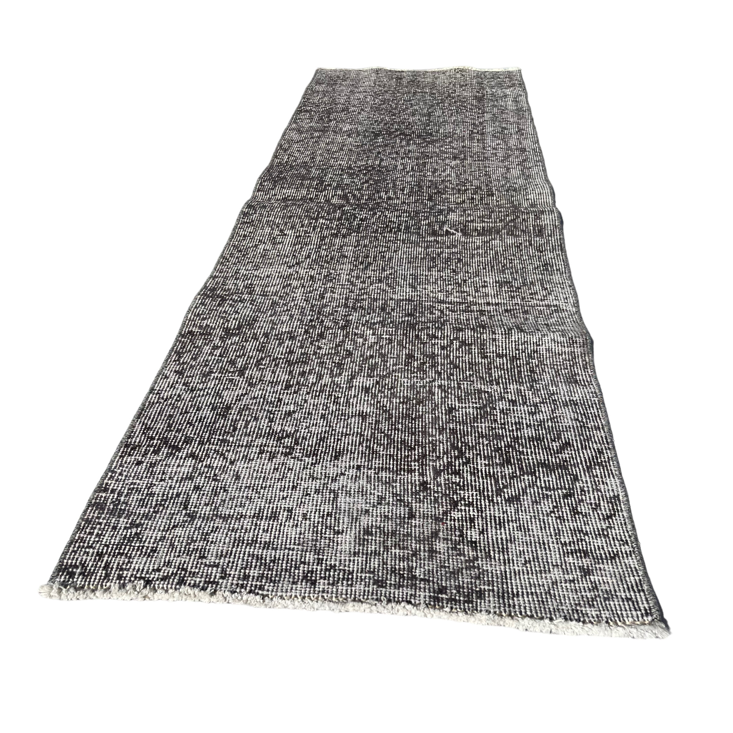 Vintage distressed turkish rug runner, 186 x 60 cm