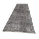 Vintage distressed turkish rug runner, 186 x 60 cm
