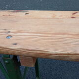 Pair of vintage community folding benches