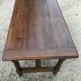 Croat farm table with a sliding tray