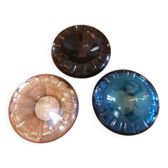 Complete set of 3 Marc Newson ashtrays 1994