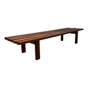 Table basse en bois brun