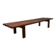 Mid-century modern brown wood slatted coffee table by Martin Visser for 't Spectrum, 1960s