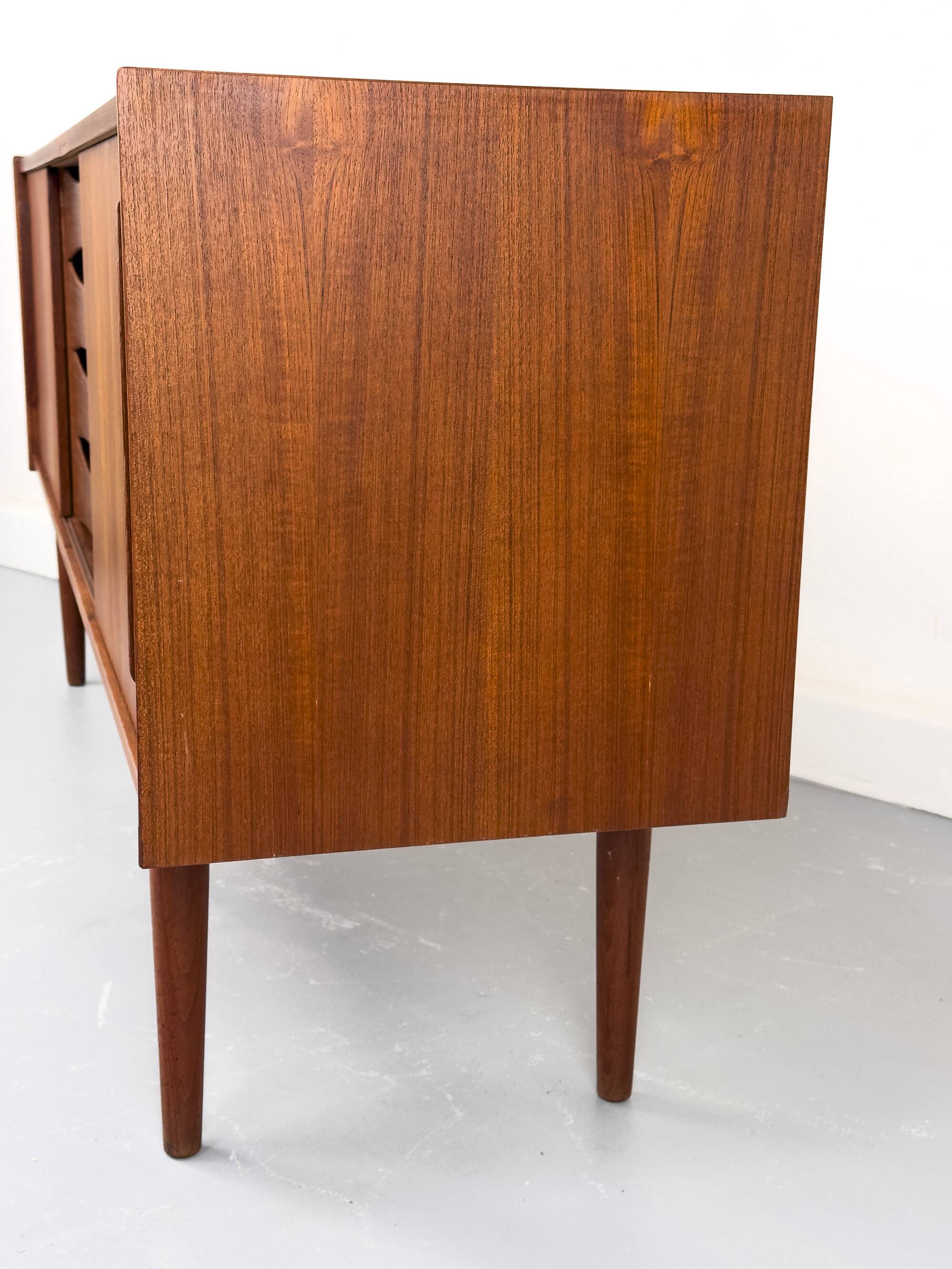 Vintage Sideboard in Teak with Drawers and Sliding Doors, 1960s