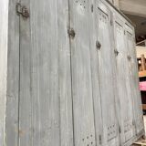 XXL workshop locker with blue patina