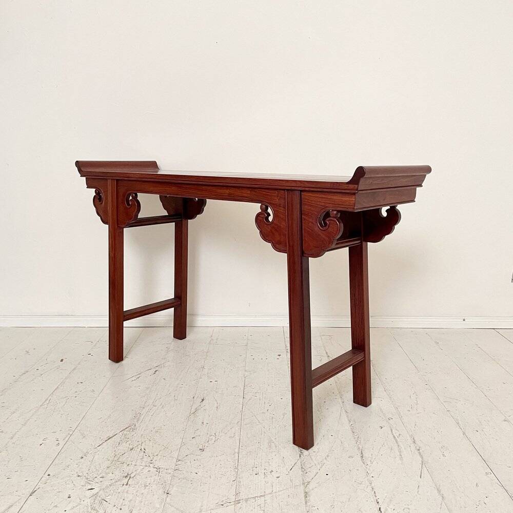 Chinese Console Table in Mahogany, 1940