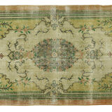Anatolian handmade vintage rug 228 cm x 140 cm