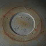 Large modern Scandinavian ceramic bowl from the mid-century by Nils Kähler, Denmark, 1979.