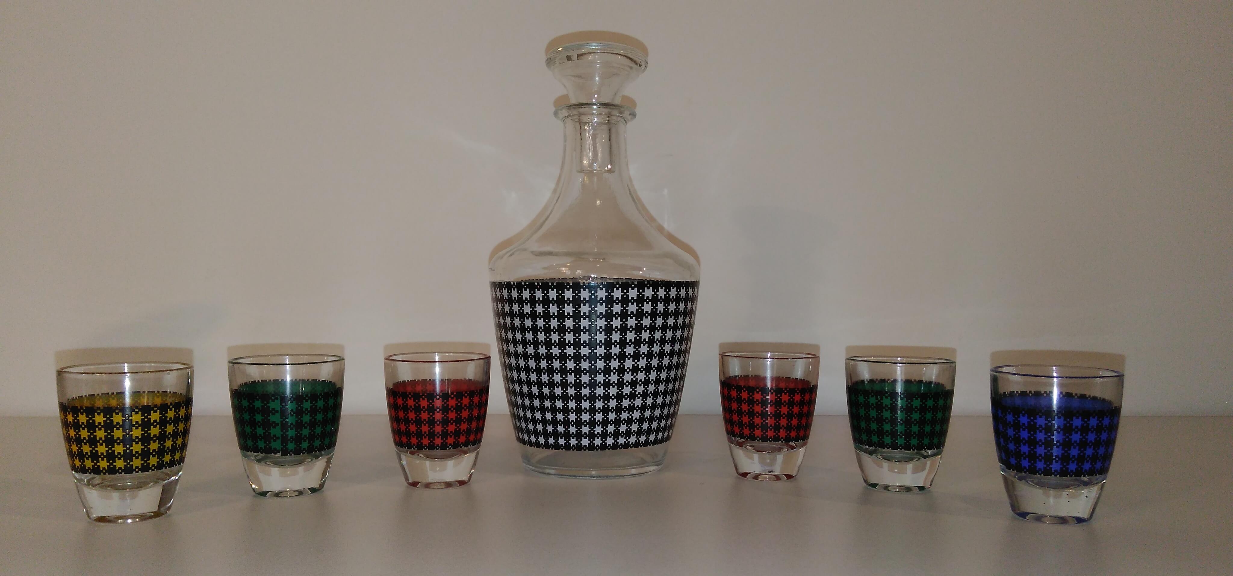 Service à liqueur vintage