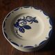 10 assiettes plates roses bleus Bastia Sarreguemines Art Déco