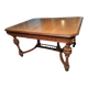 Table en chêne têtes de lion