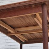 1970s, Danish foldable dining table, teak wood, original condition.