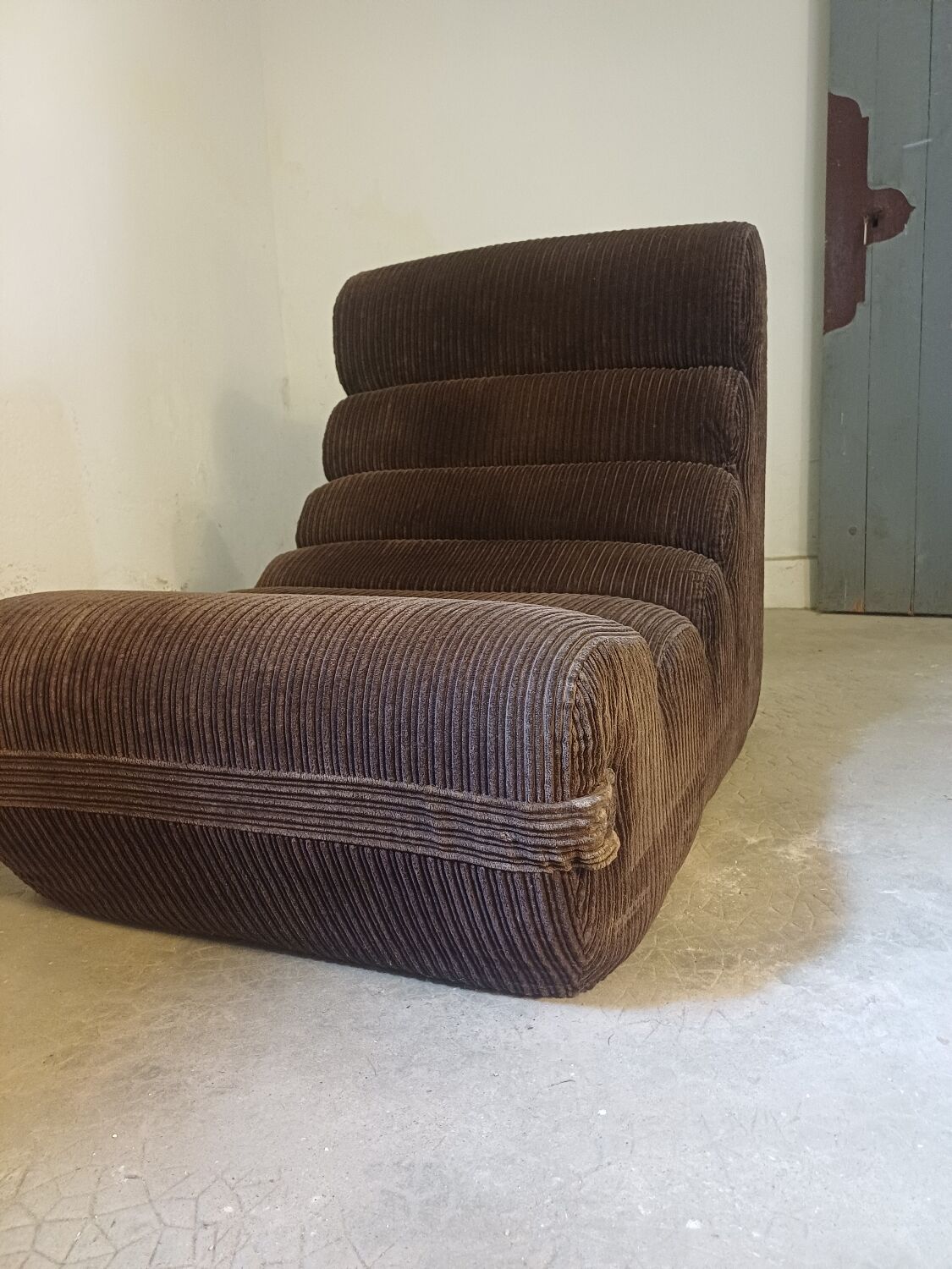 Corduroy armchair