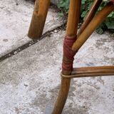 Paire d’anciennes chaises de bistrot terrasse