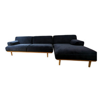 Bolia Madison sofa with daybed - blue velvet