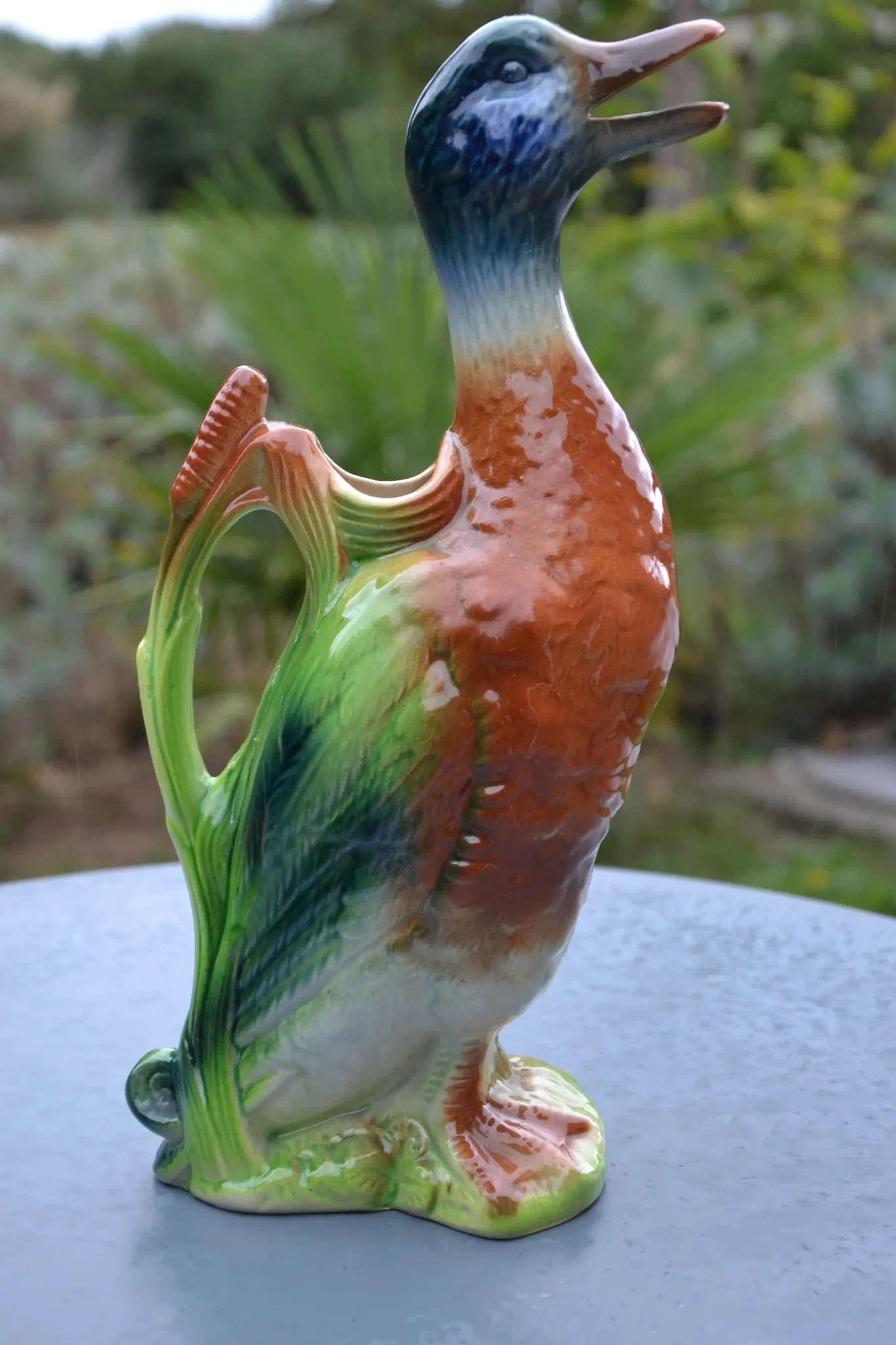 St Clément barbotine duck jug