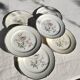 6 flat plates “Saverne” Saint Amand