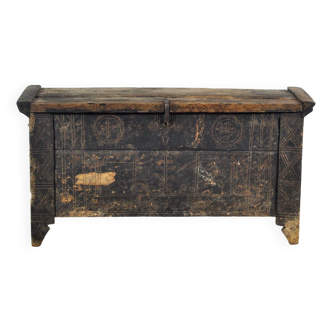 Coffre de berger antique, années 1820