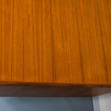 Freestanding vintage teak desk 1960s