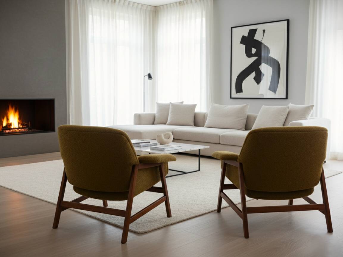 Pair 849 armchairs Gianfranco Frattini for Cassina Meda 1950s