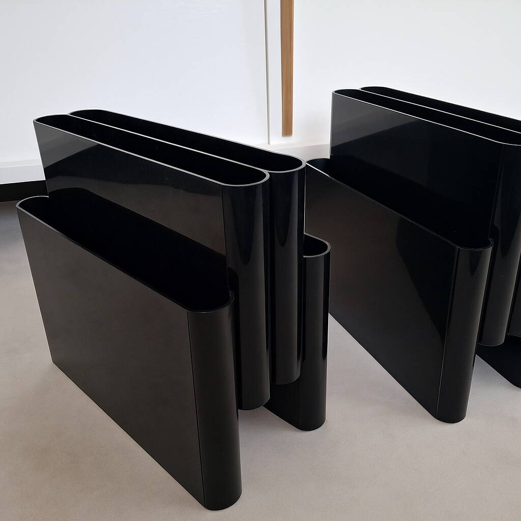 Magazine rack Portarviste by GIOTTO STOPINO, Kartell, 1971