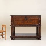 16th Century Italian Renaissance Cabinet in walnut with rich carvings