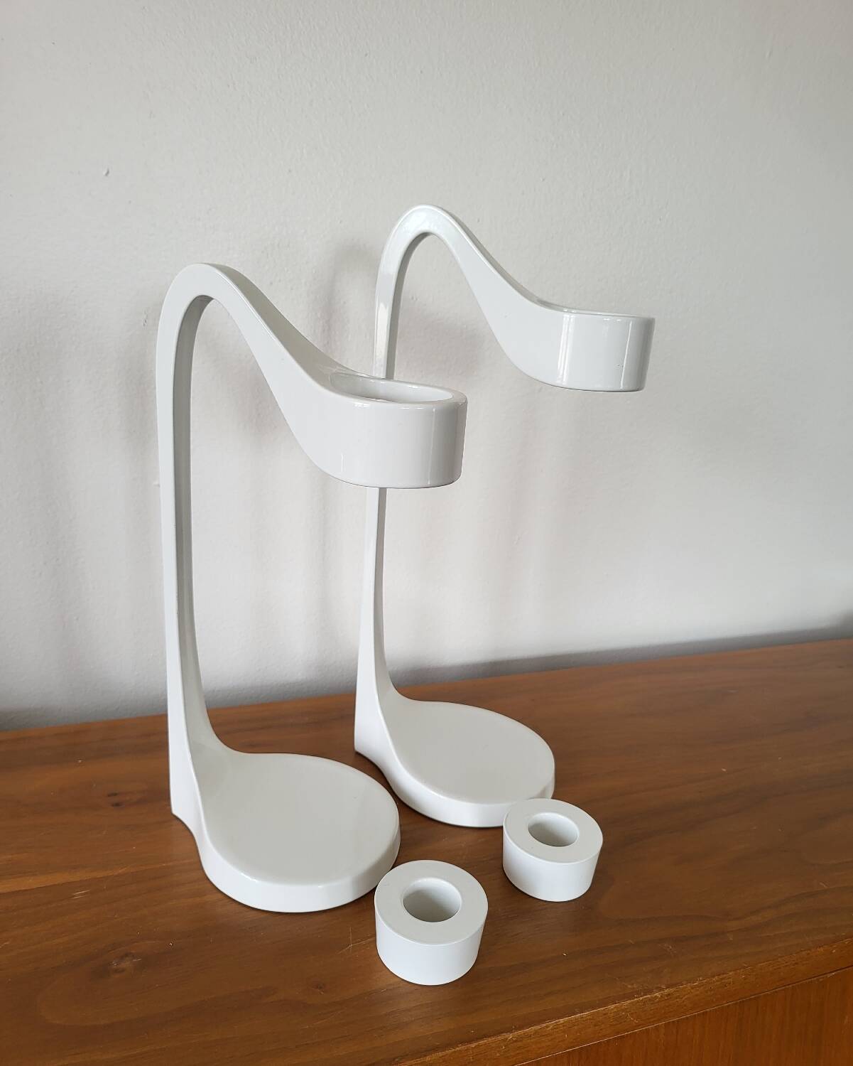 Pair of IKEA design candlesticks 90 Monika Mulder