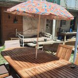 Vintage beach umbrella