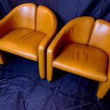 Pair of PS142 Eugenio GERLI armchairs