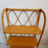 Set of bamboo shelves
