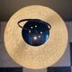 Sugarball double-light floor lamp by John and Sylvia Reid for Rotaflex