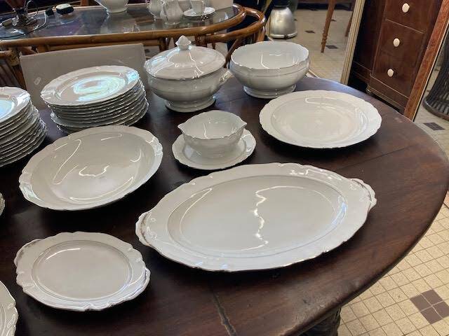 Limoges porcelain dinner service