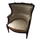 Restored antique armchair to its original condition.
