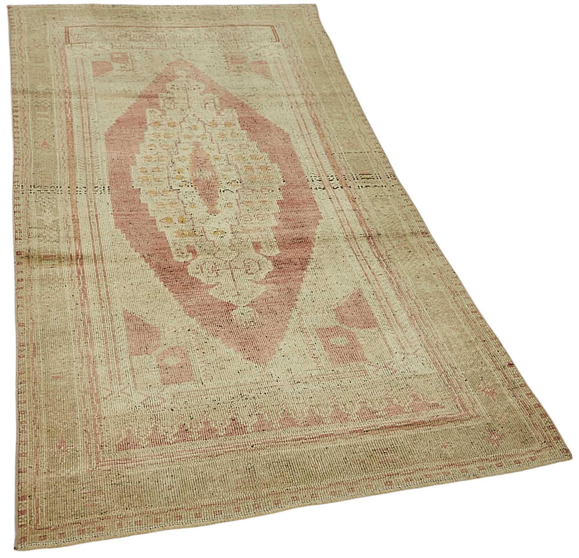 Turkish Vintage Anatolian Rug 110 cm x 205 cm