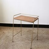 Vintage golden bedside