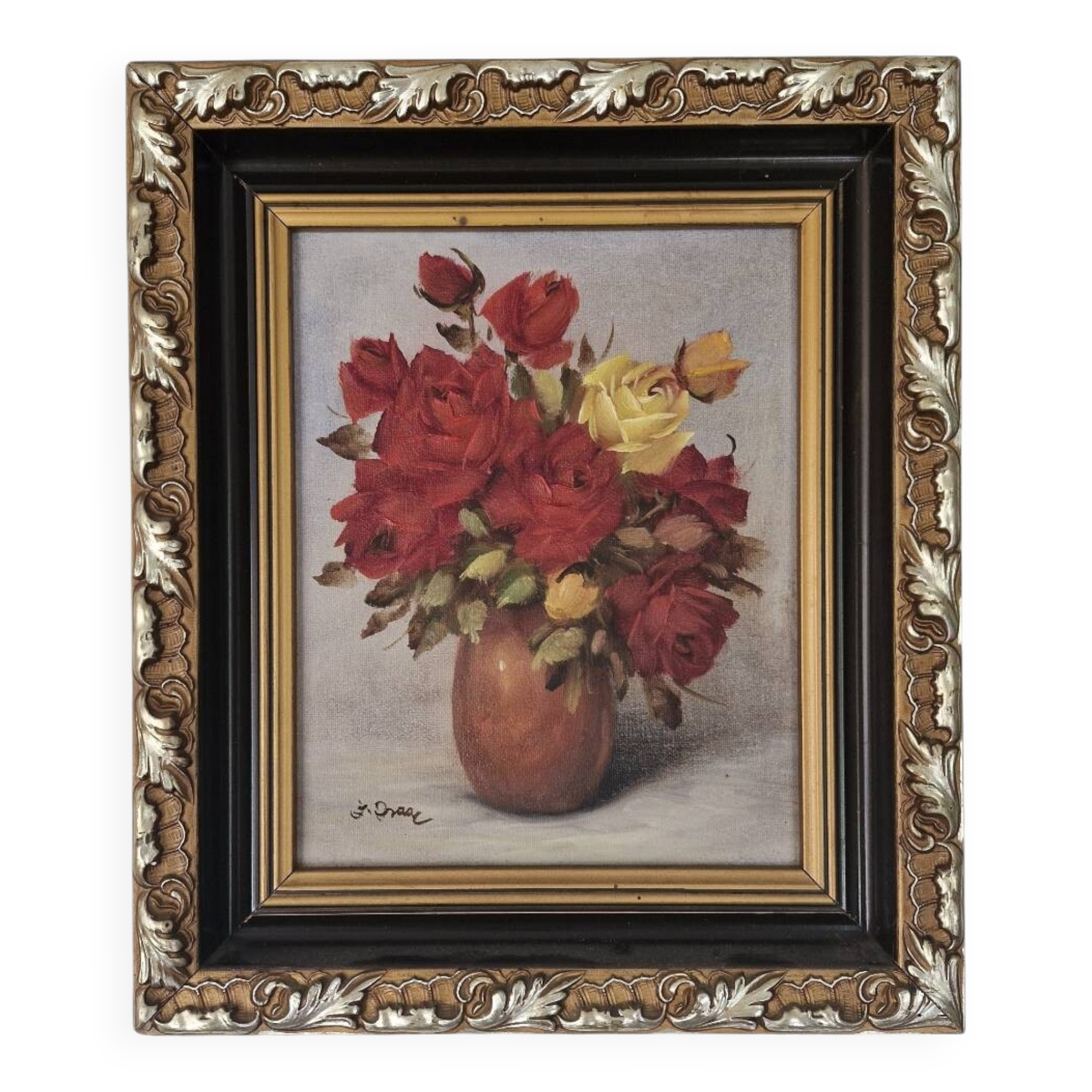 Still life bouquet of roses