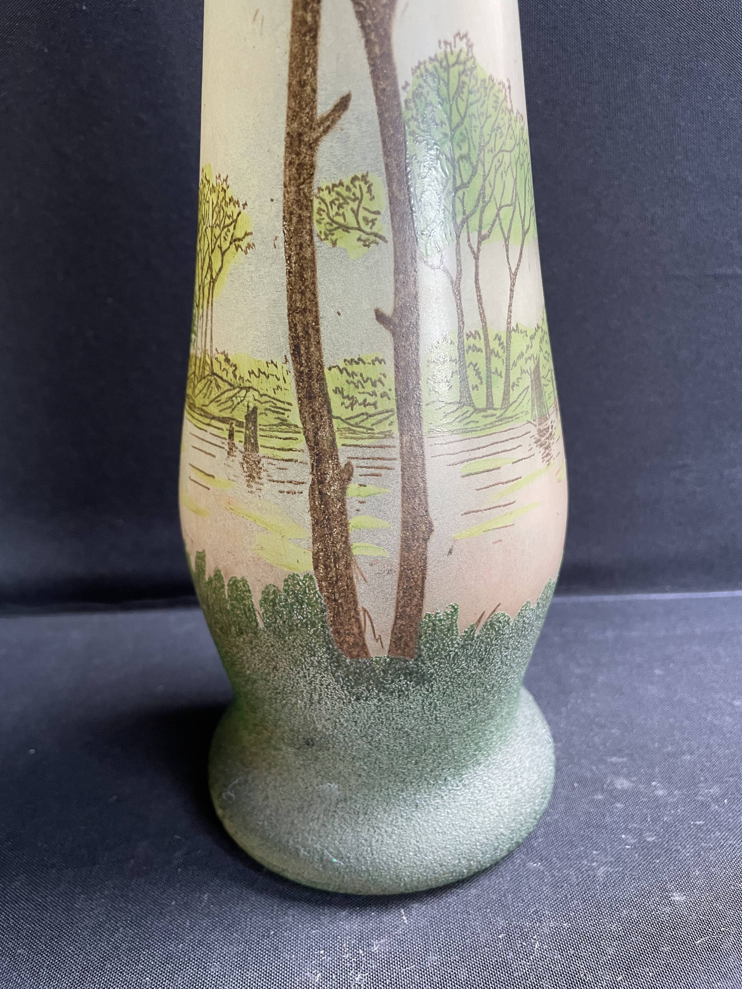 Vase - François Théodore Legras (1839-1916)