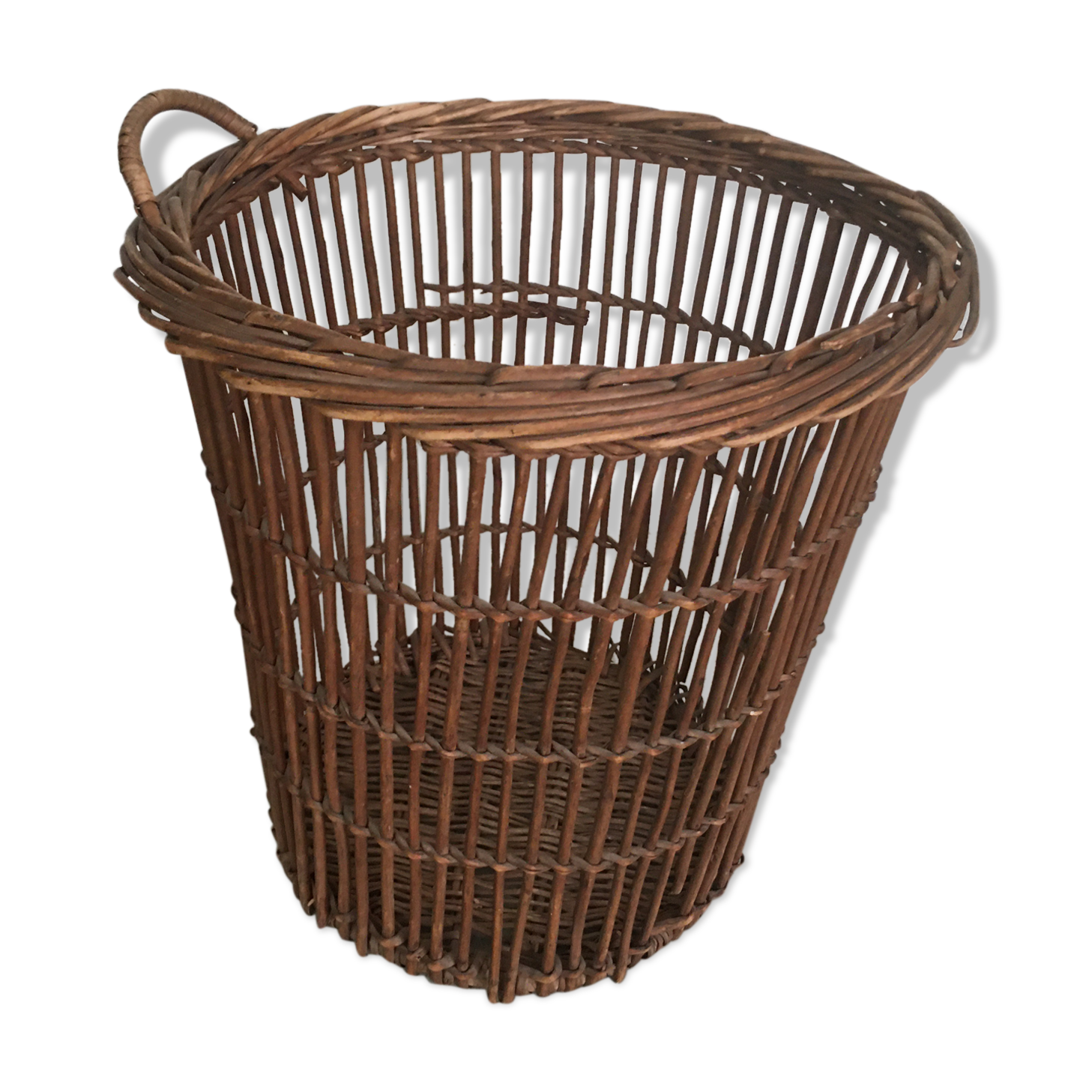 Rattan paper basket