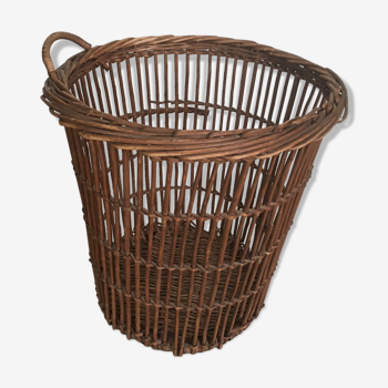 Rattan paper basket