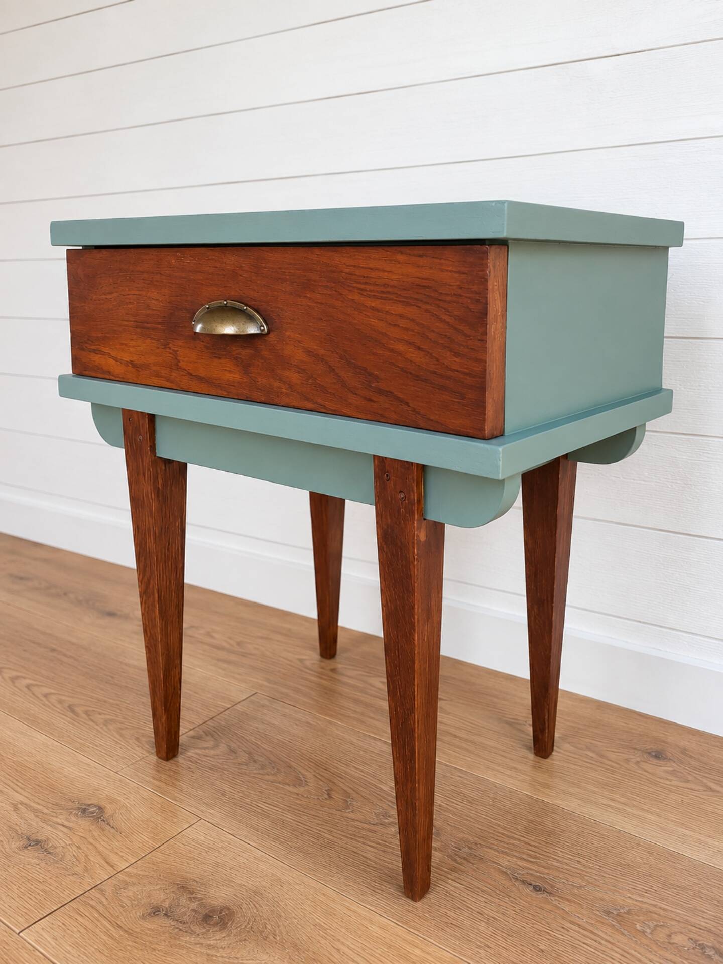 Bedside table, nightstand, refurbished side table.