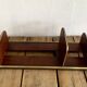 Adjustable bookend 1900 EM.Terquem, wood and brass
