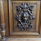 Renaissance two-body sideboard in walnut