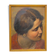 Portrait d’une jeune femme à la boucle d’oreille