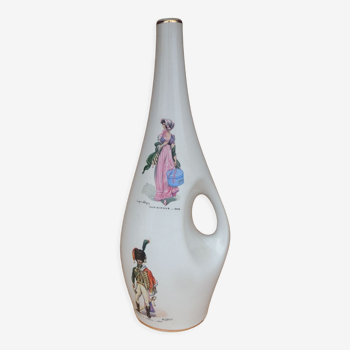 Vase motif of parisian and horse