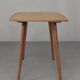 Side table in ash by Rakovnik, Czech vintage 1960s