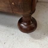 Napoleon III style wardrobe in solid walnut, 19th century