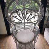 Emmanuelle wicker armchair