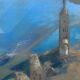 Tableau Edouard Pannetier (1884-1965) Eastern Mediterranean Estuary