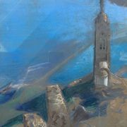 Tableau Edouard Pannetier (1884-1965) Eastern Mediterranean Estuary